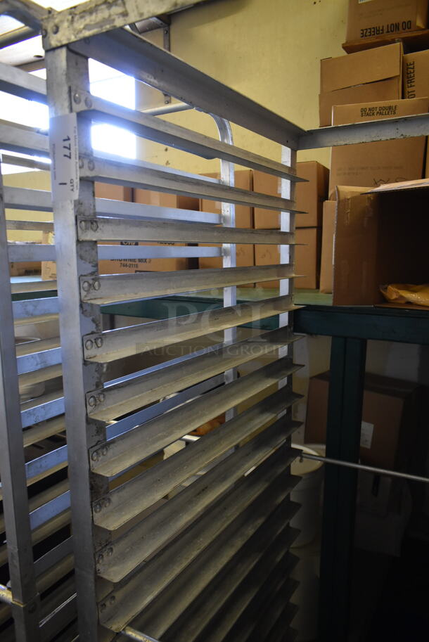 Metal Commercial Pan Transport Rack on Commercial Casters. (hallway) - Image 2 of 3