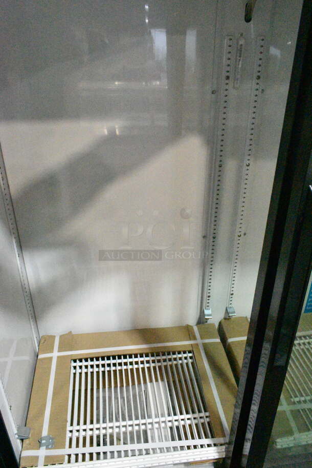 BRAND NEW! 2021 True GDM-41SL-60-HC-LD Metal Commercial 2 Door Reach In Cooler Merchandiser w/ Poly Coated Racks. 115 Volts, 1 Phase. Tested and Working! - Image 7 of 9