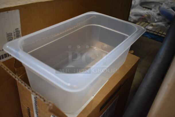 ALL ONE MONEY! Lot of 6 BRAND NEW IN BOX! Cambro Poly 1/4 Size Drop In Bins. 1/4x4 - Image 2 of 3