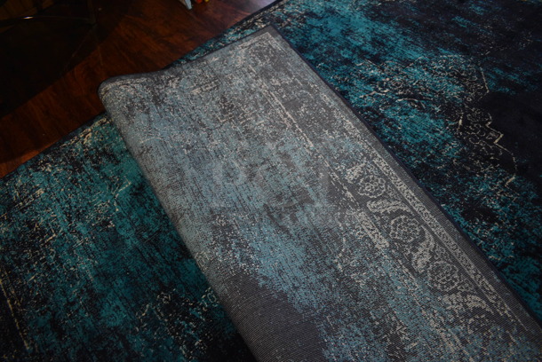 4 Antika Medallion Navy Area Rugs. 82x56. 4 Times Your Bid! (lounge) - Image 4 of 5