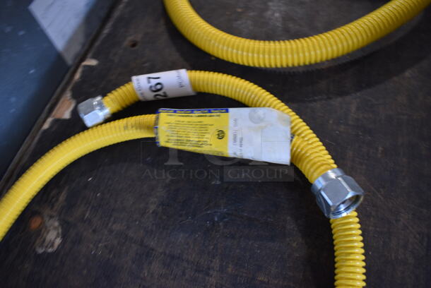 Yellow Gas Hose. 55" - Image 2 of 2
