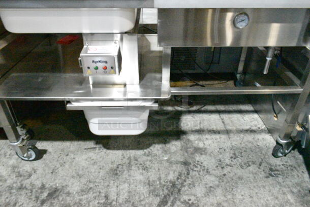 BRAND NEW! Ayr King BBS-U Stainless Steel Commercial Floor Style Breader/Blender/Sifter. Stock Picture Used - See Pictures. 115/230 Volts, 1 Phase.  - Image 2 of 12