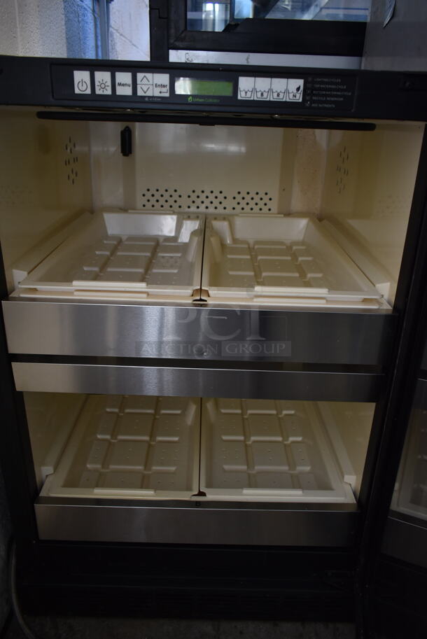 Stainless Steel Mini Cooler Merchandiser. Tested and Powers On But Does Not Get Cold
 - Image 3 of 3