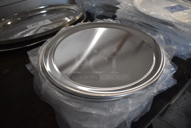 24 BRAND NEW! Metal Round Pizza Baking Pans. 12x12. 24 Times Your Bid! - Image 2 of 2