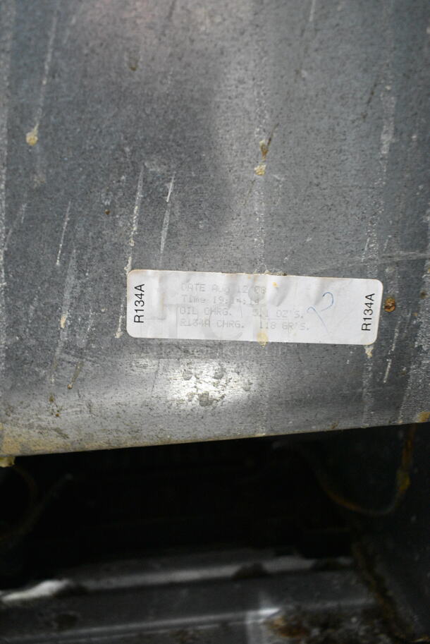 Frigidaire Metal Single Door Reach In Freezer. 115 Volts, 1 Phase. Tested and Powers On But Does Not Get Cold
 - Image 4 of 4