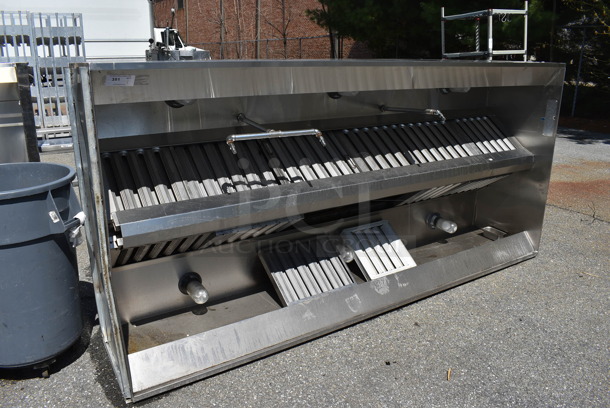 9.5' CaptiveAire Stainless Steel Commercial Grease Hood w/ Filters. 115x24x55 - Image 3 of 7
