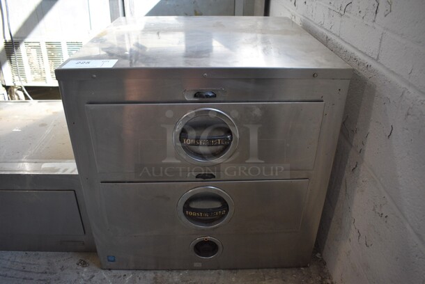 Toastmaster Stainless Steel Commercial 2 Drawer Warming Drawer. 115 Volts, 1 Phase. 23x23x23. Tested and Working!