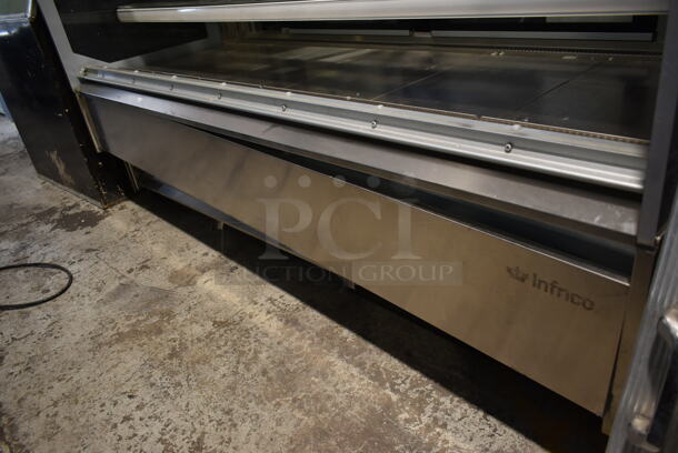 Infrico Metal Commercial Open Merchandiser Display Case. Tested and Working! - Image 4 of 5