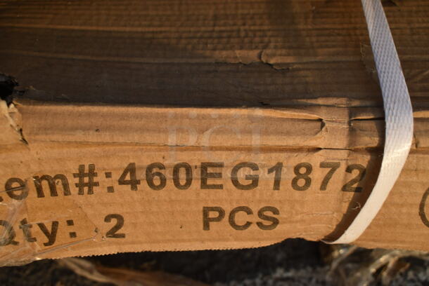 Box of 2 BRAND NEW SCRATCH AND DENT! Regency 460EG1872 18" x 72" NSF Green Epoxy Wire Shelf - Image 2 of 3