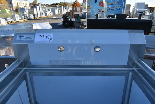 BRAND NEW SCRATCH AND DENT! Steelton 522CS12424 Stainless Steel Commercial Single Bay Sink. - Image 2 of 5