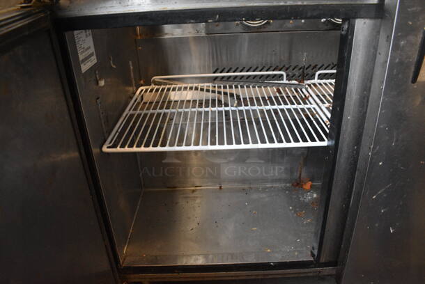 2015 Migali Model C-SP48-12 Stainless Steel Commercial Sandwich Salad Prep Table Bain Marie Mega Top on Commercial Casters. 115 Volts, 1 Phase. 48.5x30x44. Tested and Working! - Image 6 of 7