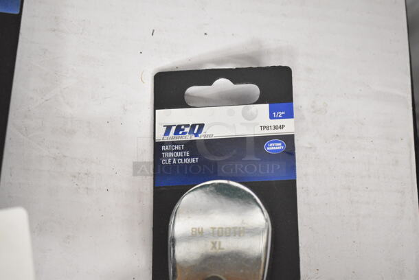 3 BRAND NEW! TEQ Items; 8" Extension, Ratchet, Round Head Ratchet. 3 Times Your Bid! - Image 3 of 9
