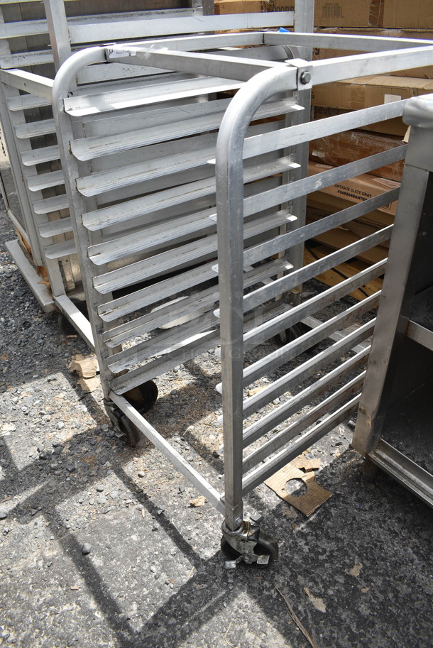 2 Metal Pan Transport Racks on Commercial Casters. 20.5x27x38, 21x26x64. 2 Times Your Bid! - Image 2 of 5