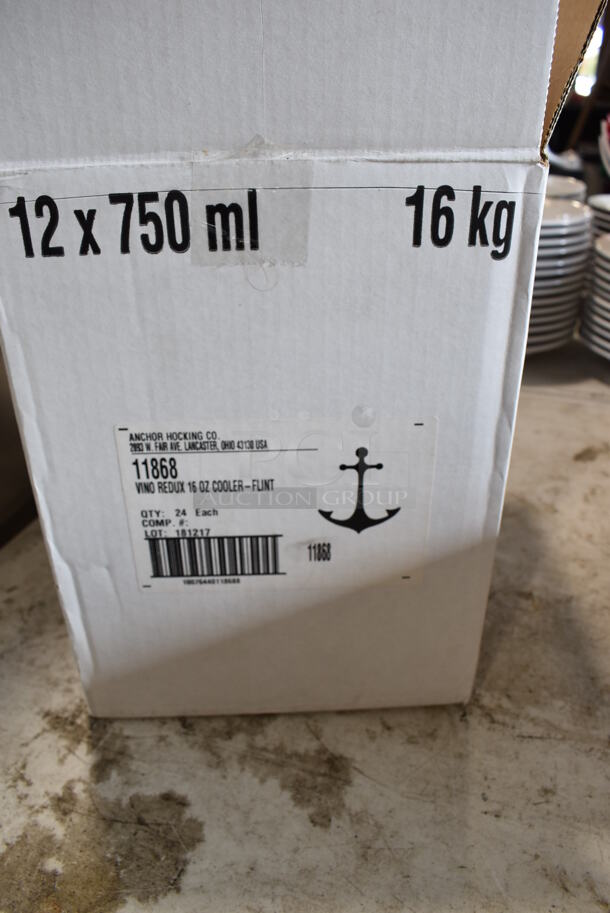5 Boxes of Various BRAND NEW Glasses; 67 Libbey 95 2.5x2.5x6 Zombie Glasses, 6 Rastal Teku 4x4x8 Wine Glasses, 5 Arcoroc 5x5x7.5 Wine Glasses, 12 Libbey 7533 4x4x8.5 Vina Wine Glasses and 10 Anchor 11868 3x3x6 Vino Redux Beverage Glasses. 5 Times Your Bid! - Image 11 of 12