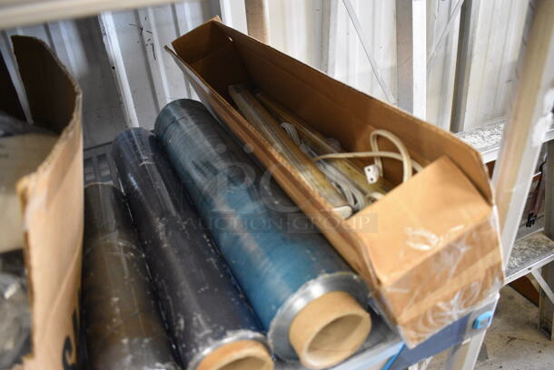 ALL ONE MONEY! Lot of Various Items Including Bags, Gloves, Rolls of Plastic Wrap and Lights! - Image 5 of 5
