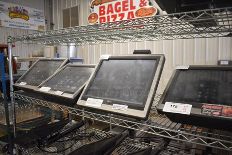 5 NCR Model 7610-1000-8801 15" Computer Monitors. 5 Times Your Bid!