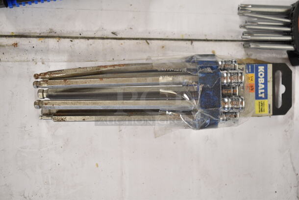 3 BRAND NEW! TEQ Items; Hex Key Set, Star Key Set and Long Ball Hex Bit Socket Set. 3 Times Your Bid! - Image 4 of 9