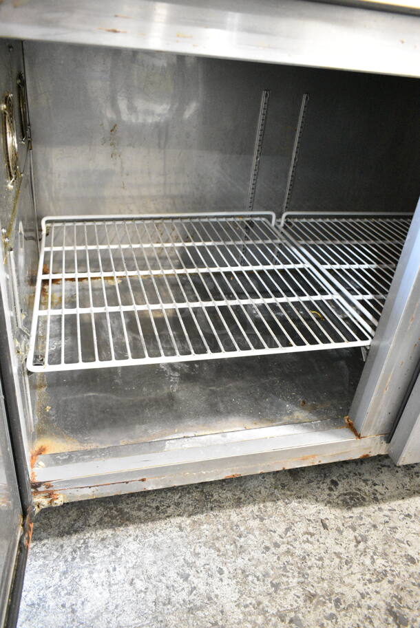 Metalfrio PICL2-71-9 Stainless Steel Commercial Pizza Prep Table on Commercial Casters. 115 Volts, 1 Phase. Tested and Powers On But Does Not Get Cold - Image 6 of 12