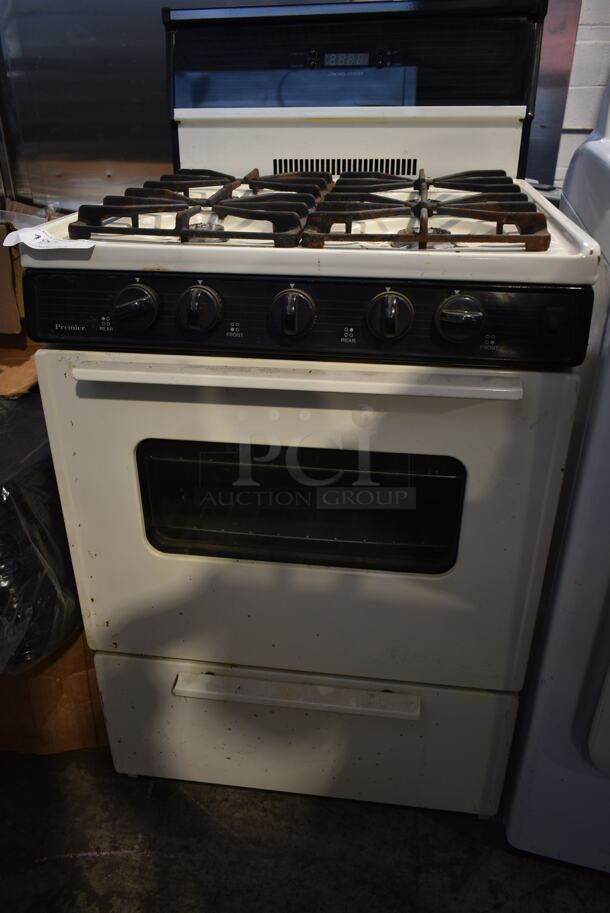 Metal Natural Gas Powered 4 Burner Range w/ Oven. - Image 4 of 6