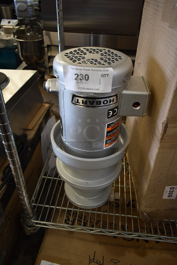 BRAND NEW SCRATCH AND DENT! Hobart Metal Commercial Garbage Disposal. 208/410 Volts, 3 Phase.