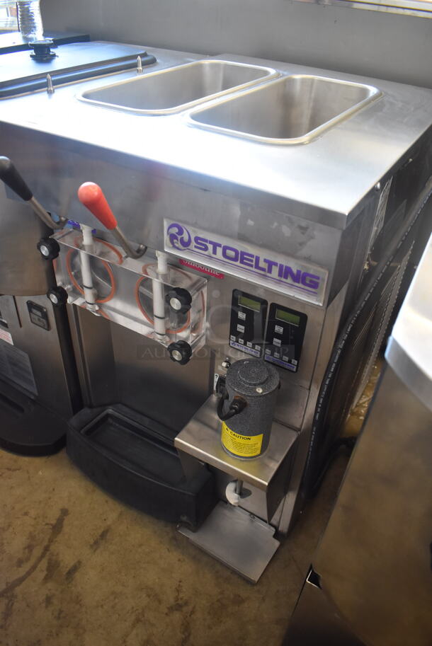 Stoelting SF144-38I Countertop Air Cooled 2 Flavor Ice Cream Yogurt Machine w/ Blender. 208/230 Volts 1 Phase - Image 3 of 9