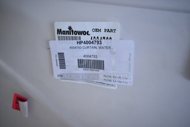 BRAND NEW SCRATCH AND DENT! Manitowoc Ice 4004793 Curtain, Water and Manitowoc Ice 4014489 Water Curtain - Image 3 of 4