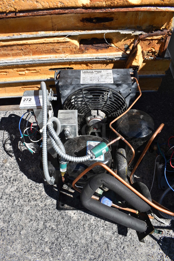 Copeland ASE32C3E-CAV-103 Metal Commercial Compressor. 208/230 Volts, 1 Phase. 19x24x12 - Image 1 of 5