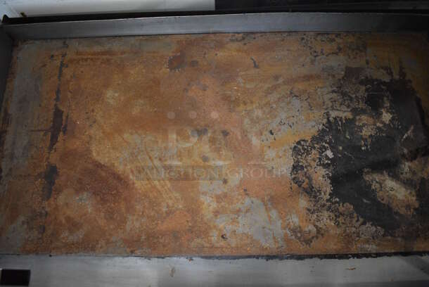 Tri-Star Stainless Steel Commercial Countertop Natural Gas Powered Flat Top Griddle. 48x32.5x13.5 - Image 3 of 5