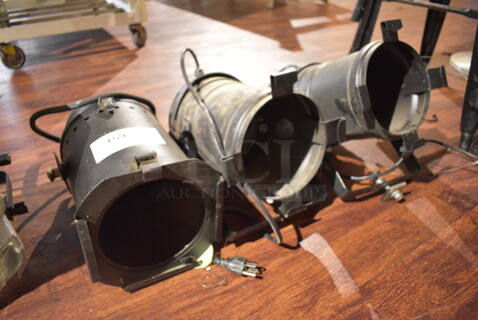 3 Metal Light Fixtures. 9x9x13. 3 Times Your Bid! (bar)