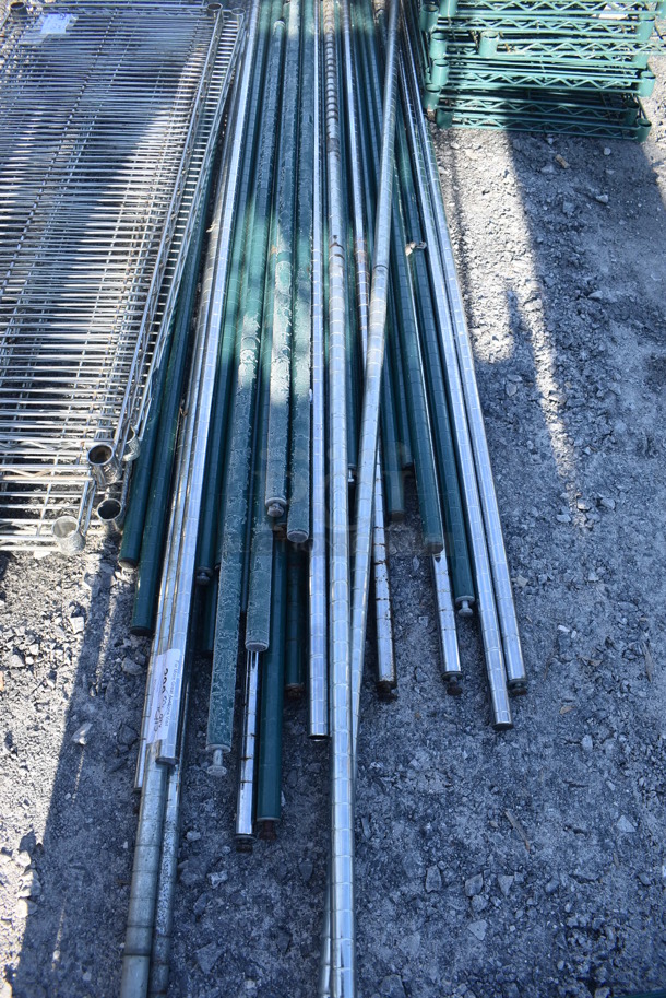 ALL ONE MONEY! Lot of 30 Various Poles. Includes 63", 74" - Image 2 of 3