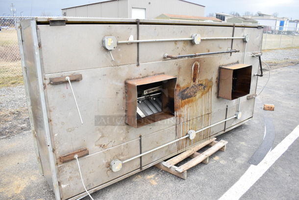 9.5' Stainless Steel Commercial Grease Hood w/ Filters. 114x54x27 - Image 6 of 6