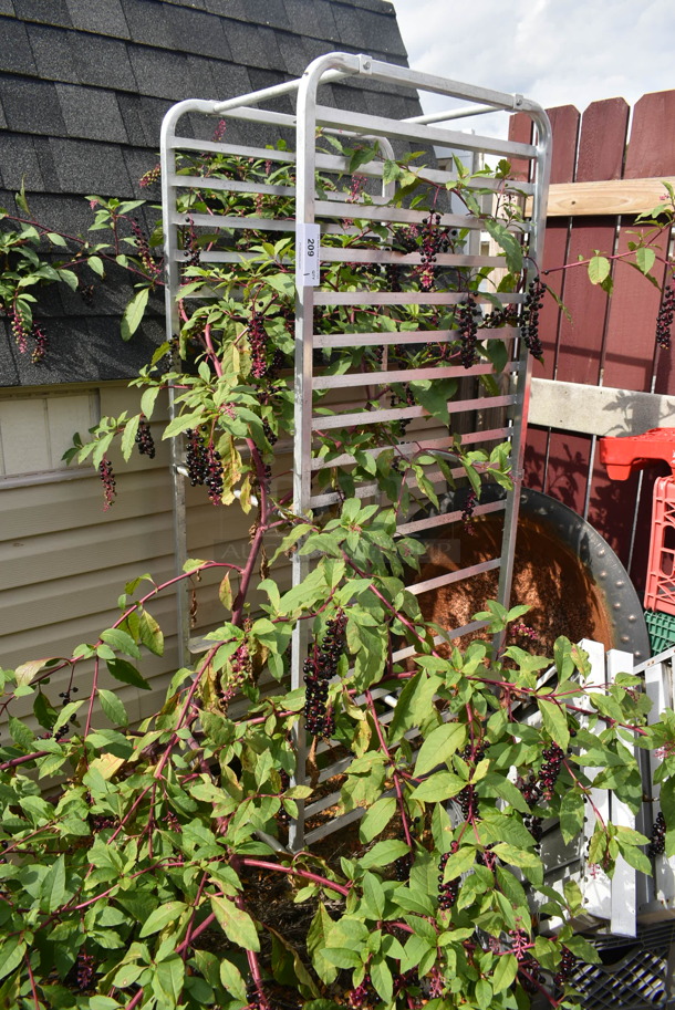 Metal Pan Rack. (outside) - Image 2 of 3