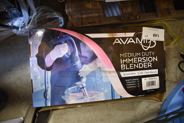 BRAND NEW SCRATCH AND DENT! AvaMix IBMD10 10" Medium-Duty Variable Speed Immersion Blender. 120 Volts, 1 Phase. Tested and Does Not Power On - Image 2 of 3