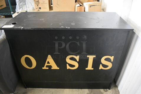 Black Counter. 48x20x38.5