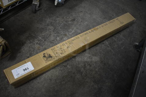 BRAND NEW IN BOX! Black Metal Bar Height Table Base Shaft. 40.75" Goes GREAT w/ Lot 198!