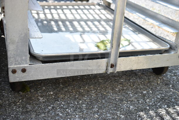 Metal Commercial Pan Transport on Commercial Casters.  - Image 2 of 3