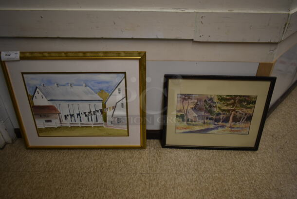 2 Framed Pictures That Are Original Prints. 2 Times Your Bid! - Image 1 of 5