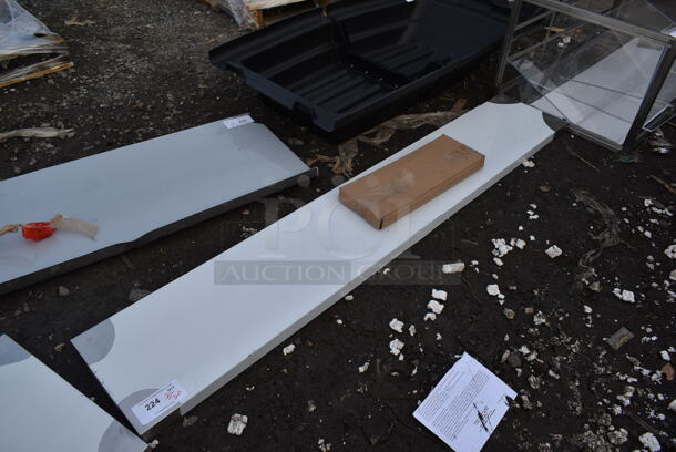 BRAND NEW SCRATCH AND DENT! Avantco 178SS1870 18" x 70 3/8" Stainless Steel Single Deck Overshelf - Image 3 of 4