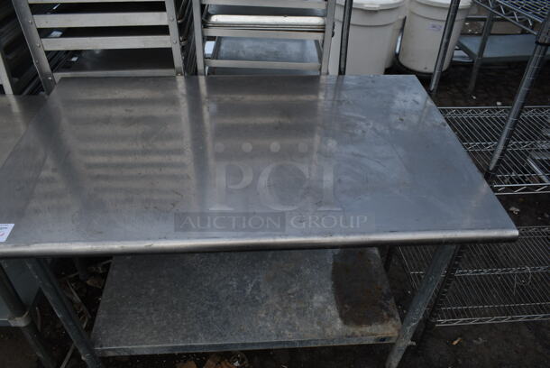 Stainless Steel Commercial Table w/ Metal Under Shelf. - Image 2 of 4