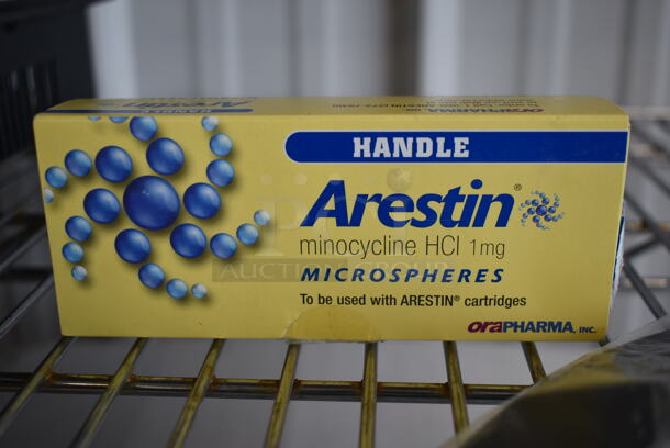 ALL ONE MONEY! Lot of Various Items Including Arestin Handle Microspheres, New Avantco Meat Slicer Sharpener Stone and Accessories. - Image 3 of 3