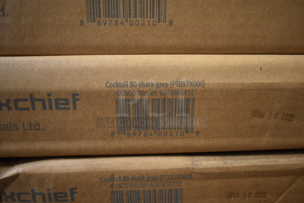 PALLET LOT of 25 BRAND NEW IN BOX! Zown Maxchief Cocktail80 PT017X004 Shark Grey Table. Stock Picture Used as Gallery. 25 Times Your Bid! - Image 7 of 7