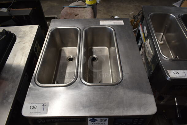 2019 Stoelting SF121-38I2 Stainless Steel Commercial Countertop Air Cooled 2 Flavor w/ Twist Soft Serve Ice Cream Machine w/ Mixing Head Attachment. 208-240 Volts, 1 Phase.  - Image 2 of 7