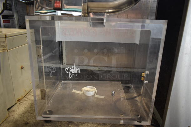 ZY-SB130 Metal Commercial Countertop Sno Cone Machine on Clear Poly Merchandising Case. 110 Volts, 1 Phase. Tested and Working! - Image 4 of 8