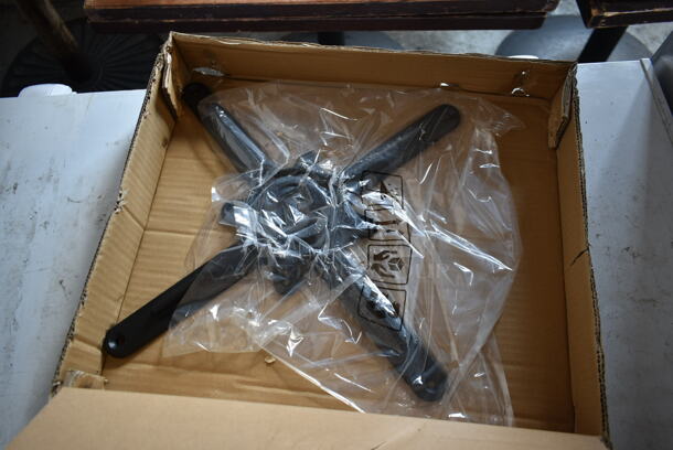 BRAND NEW IN BOX! Flat KX22 Metal Table Base Foot and Top - Image 5 of 5