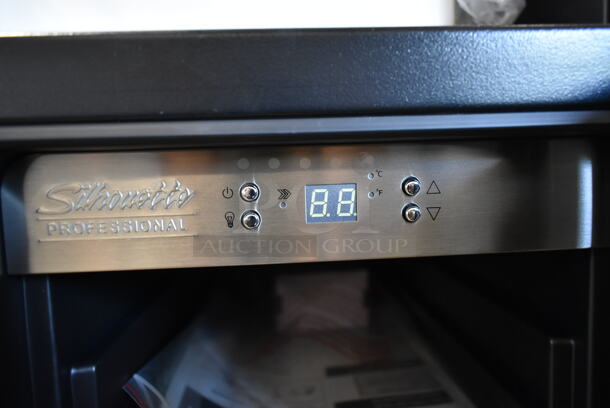 BRAND NEW SCRATCH AND DENT! Danby Silhouette DBC047D3BSSPR 24 Inch Built-In French-Door Beverage Center with 61 Beverage Can Capacity, 21 Wine Bottle Capacity. Tested and Working! - Image 6 of 7