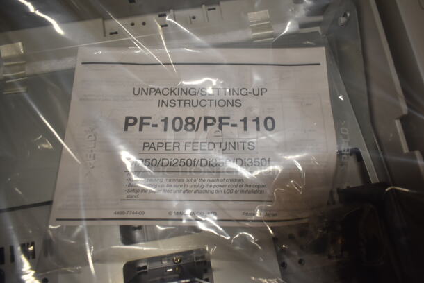 3 BRAND NEW IN BOX! Minolta Printer Parts; PF-108 Paper Feed Unit and 2 PF-118 Separation Rollers. 3 Times Your Bid! - Image 5 of 5