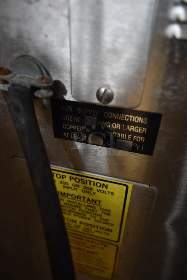 Alto Shaam Stainless Steel Commercial Heated Warming Holding Cabinet on Commercial Casters. 208-240 Volts. - Image 6 of 6