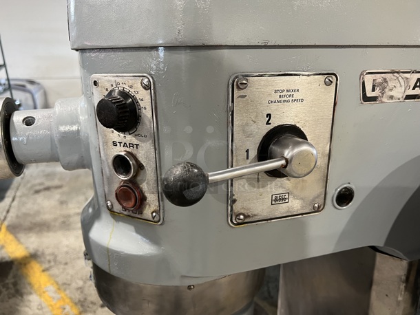 Hobart P660 Metal Commercial Floor Style 60 Quart Planetary Dough Mixer w/ Pelican Head, Dough Hook and Stainless Steel Mixing Bowl. 208 Volts, 1 Phase. 29x60x57 - Image 4 of 12