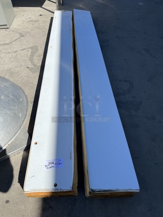 ALL ONE MONEY! Lot of 2 Walk In Panels. 9.5x5x94, 9.5x6x94