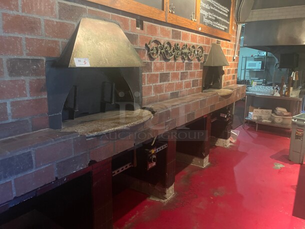 Commercial Wood Fire Brick Pizza Oven Natural Gas NSF Tested and working! Buyer Must Remove